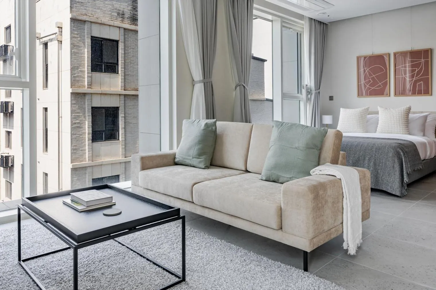 Blueground Id11 Nonhyeon City View Ac Sel-11 Soul Apartmán